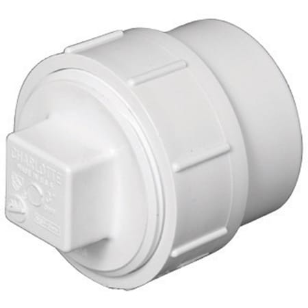 Charlotte Pipe And Foundry Charlotte Pipe Schedule 40 1-1/2 in. Spigot X 1-1/2 in. D FPT PVC Cleanout Adapter 1 pk PVC00105X0600